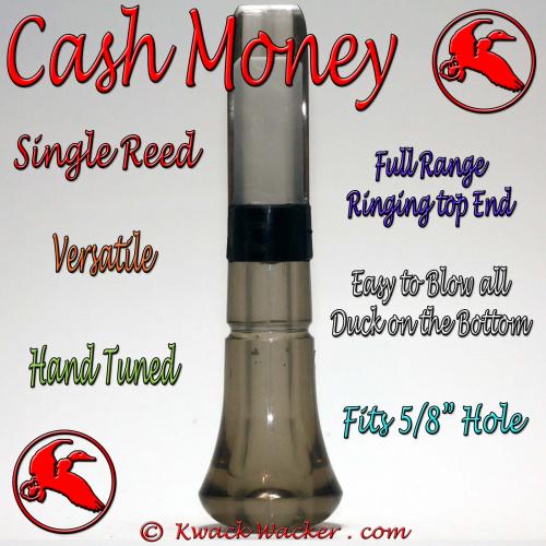 Duck Call Insert Single Reed Cash Money Smoke