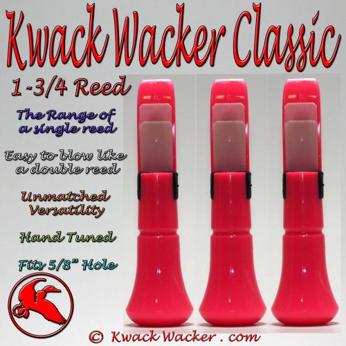 Duck Call Inserts 3 Pack Kwack Wacker Classic