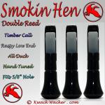 Duck Call Inserts 3 Pack Kwack Wacker Smokin Hen Double Reed Timber